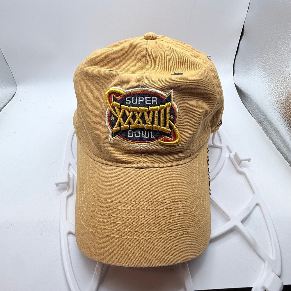 Official NFL Commemorative 2004 Houston Super Bowl XXXVIII Hat Cap